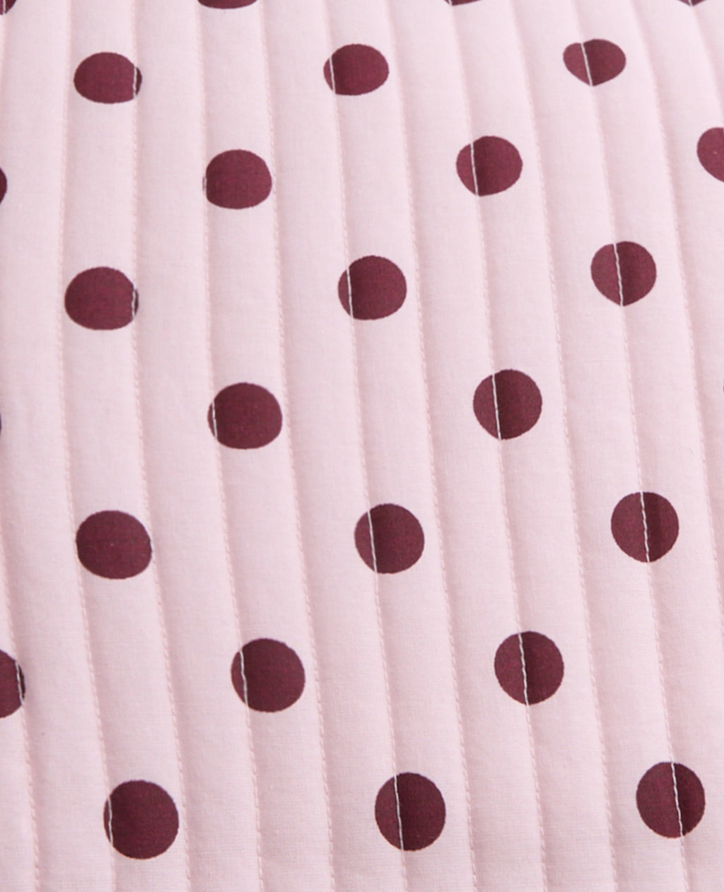 Housse d'ordinateur matelassée motif pois