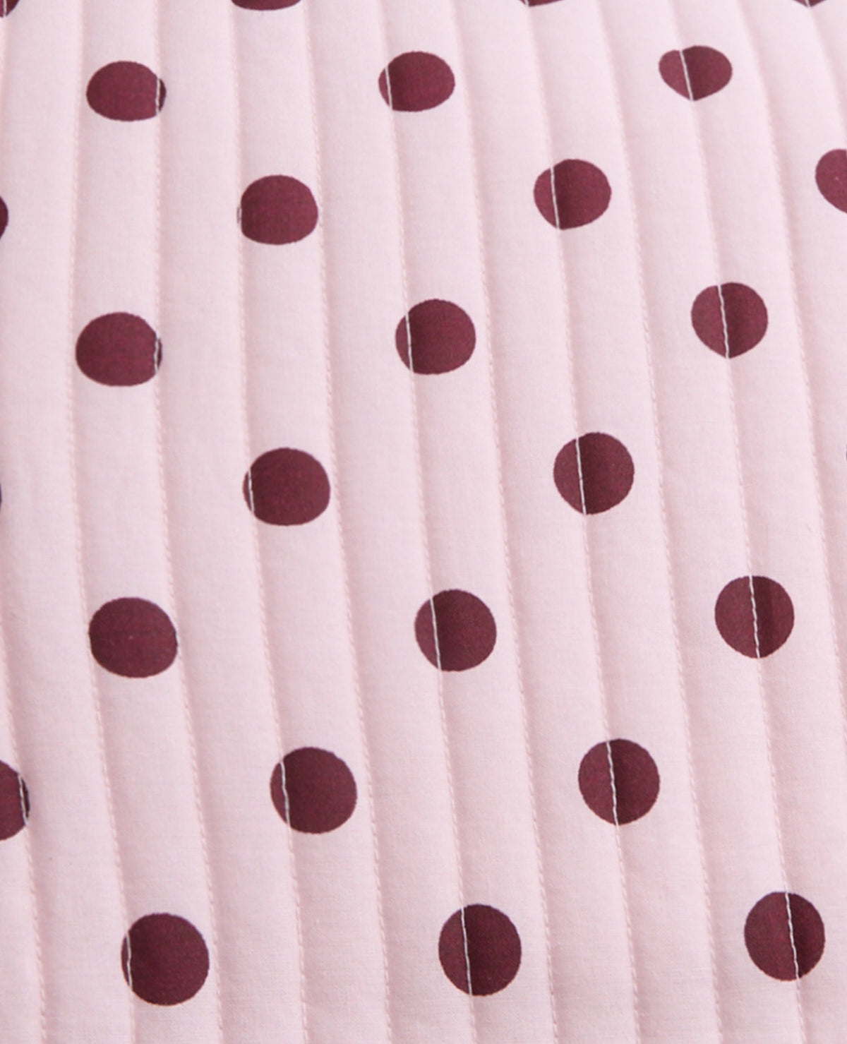 Housse d'ordinateur matelassée motif pois