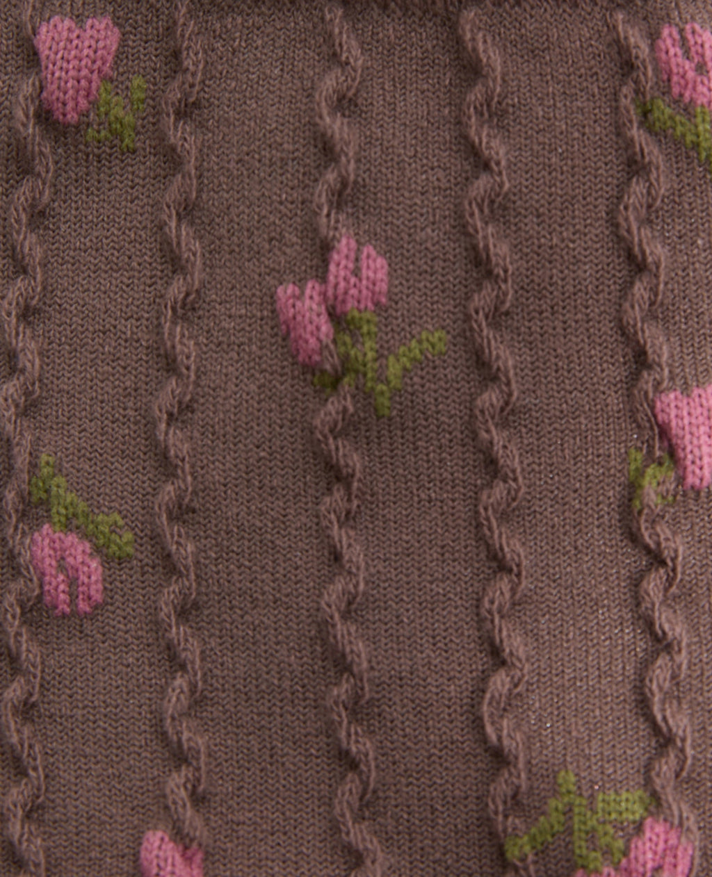Paire de chaussettes avec fleurs