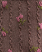 Paire de chaussettes avec fleurs