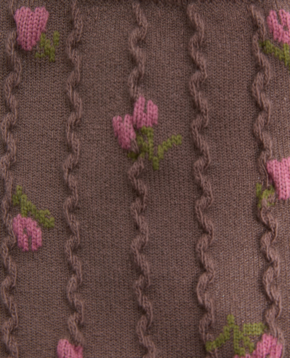 Paire de chaussettes avec fleurs