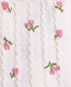 Paire de chaussettes avec fleurs