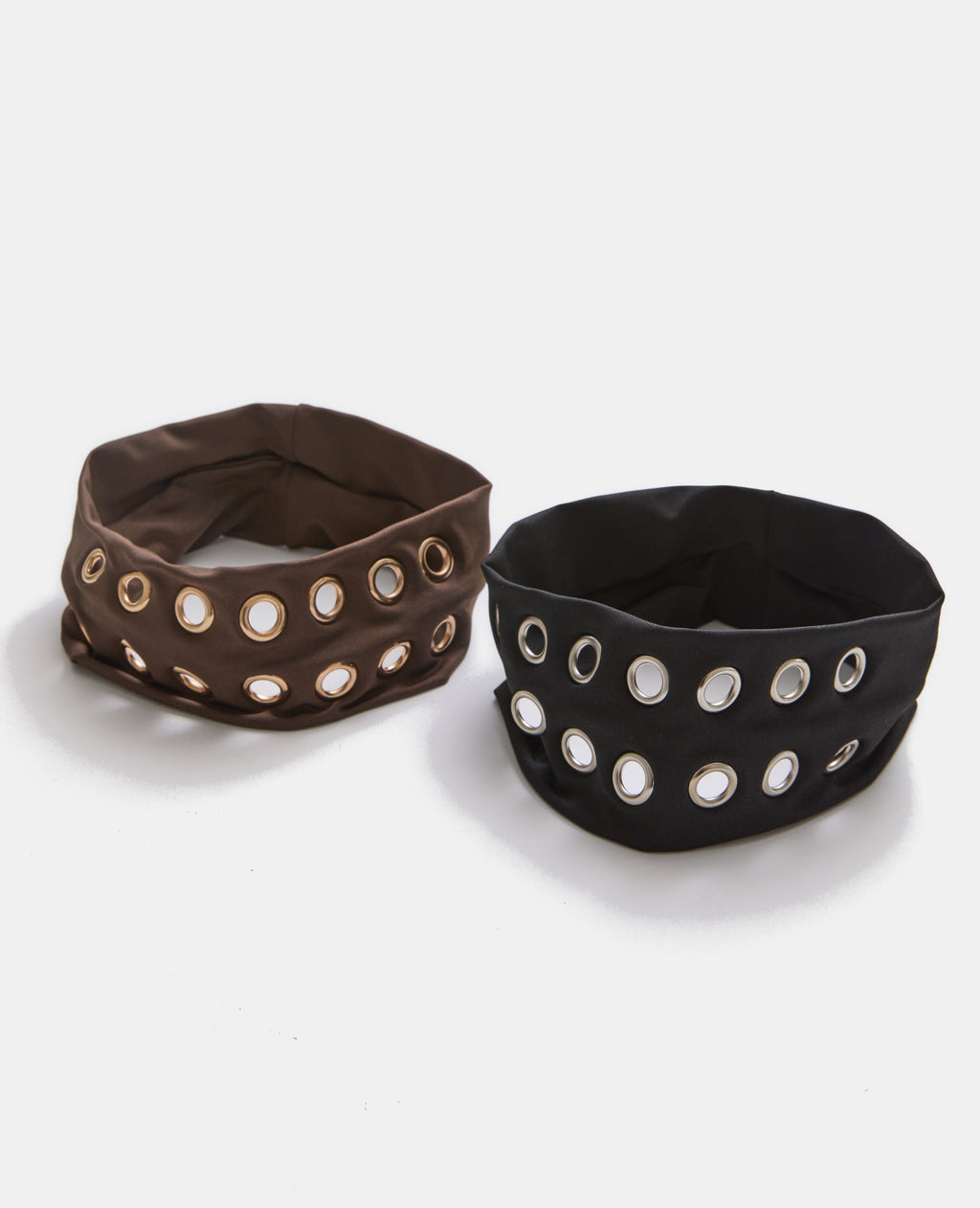 Lot de 2 bandeaux pour cheveux avec œillets