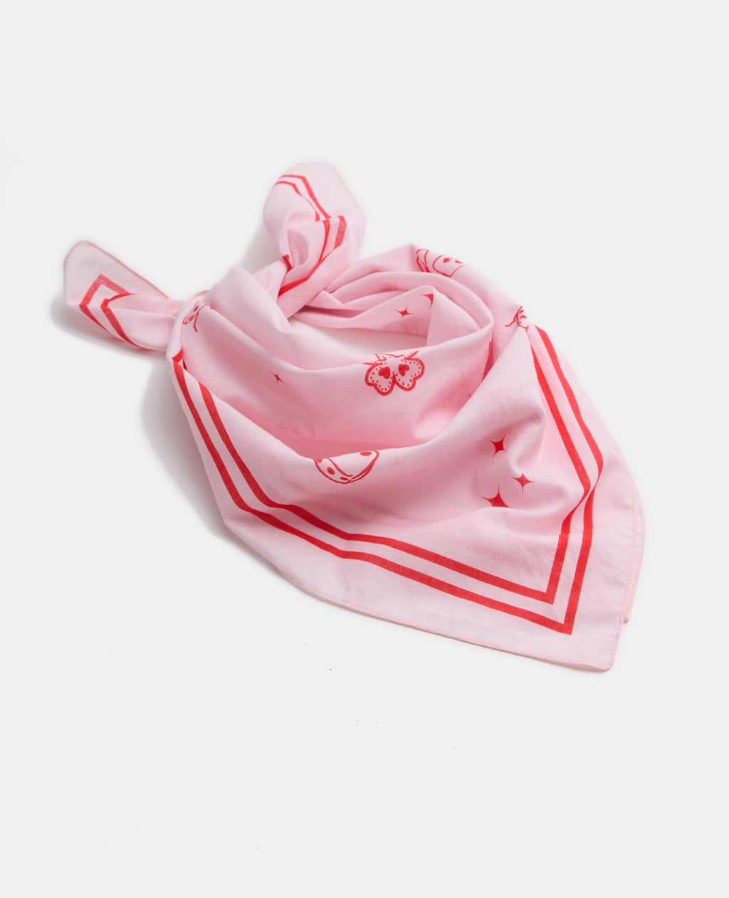 Foulard en tissu motif Lucky girl