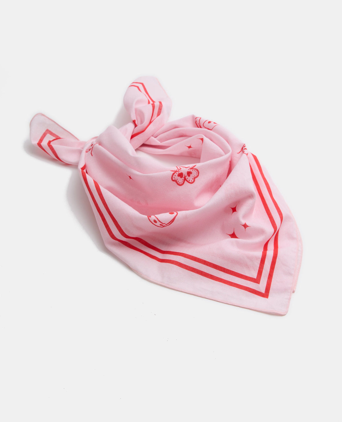 Foulard en tissu motif Lucky girl