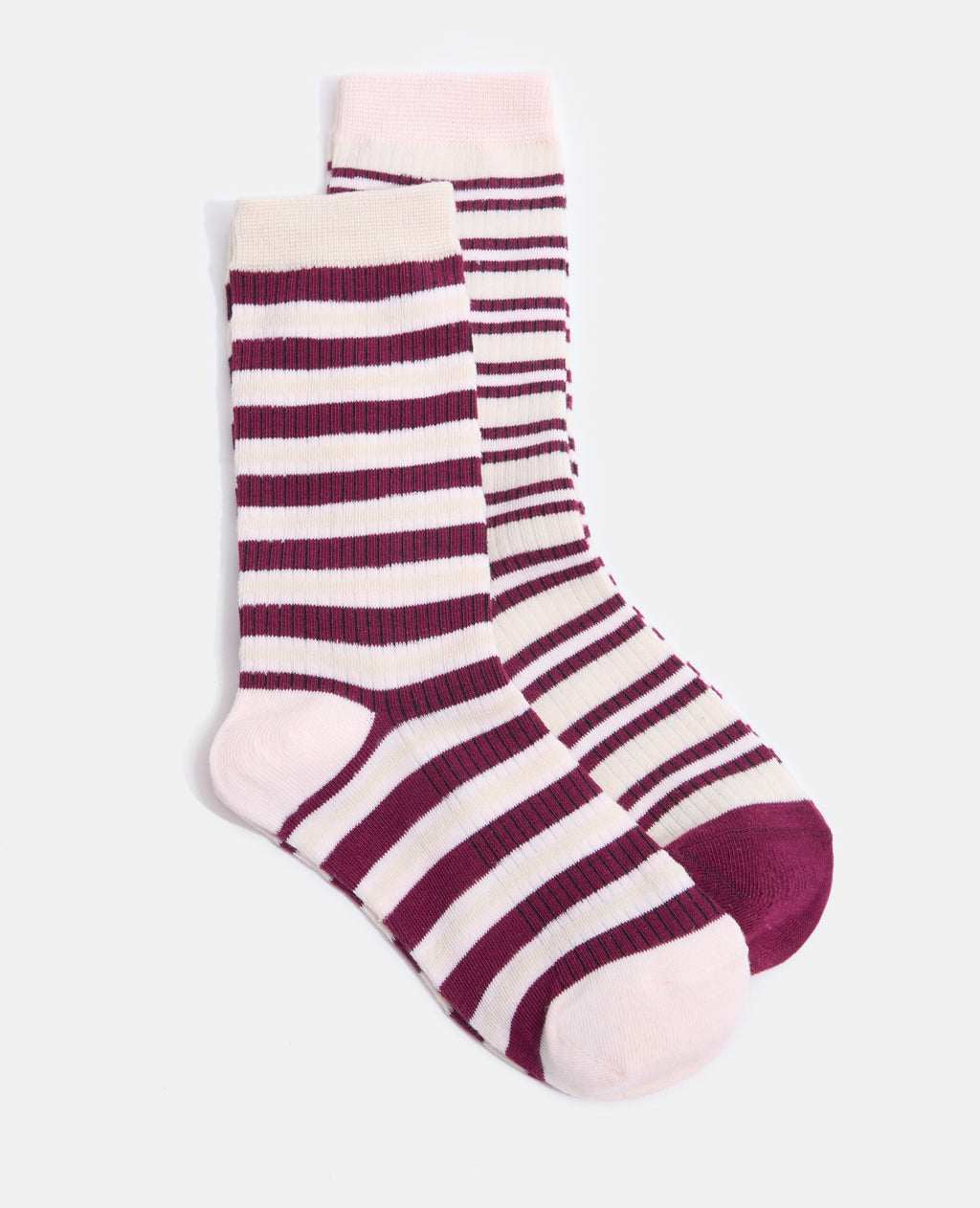 Lot de 2 paires de chaussettes rayées