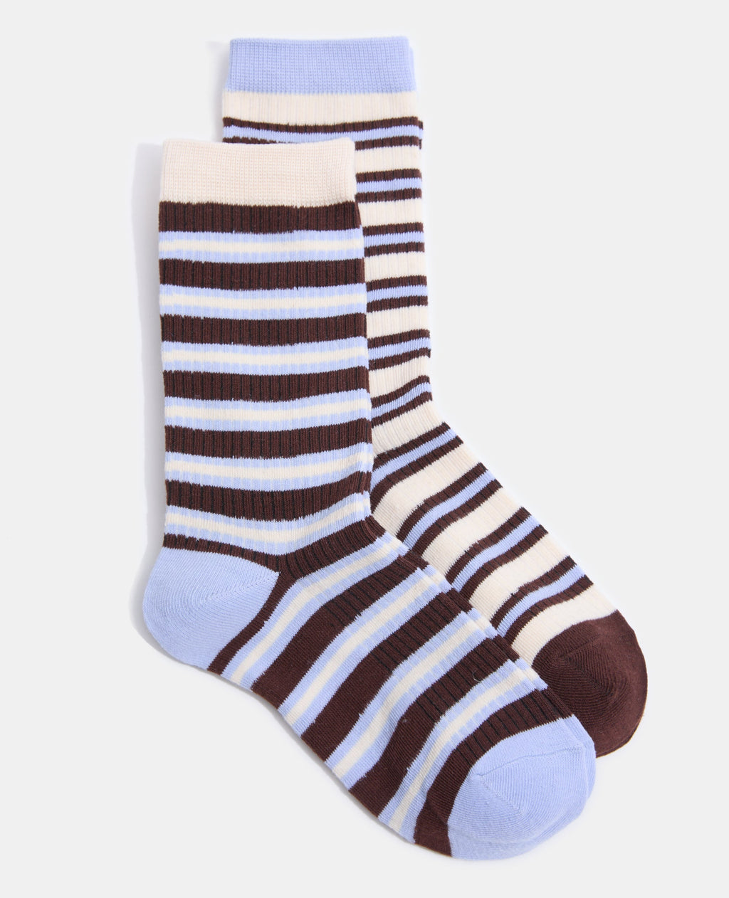 Lot de 2 paires de chaussettes rayées