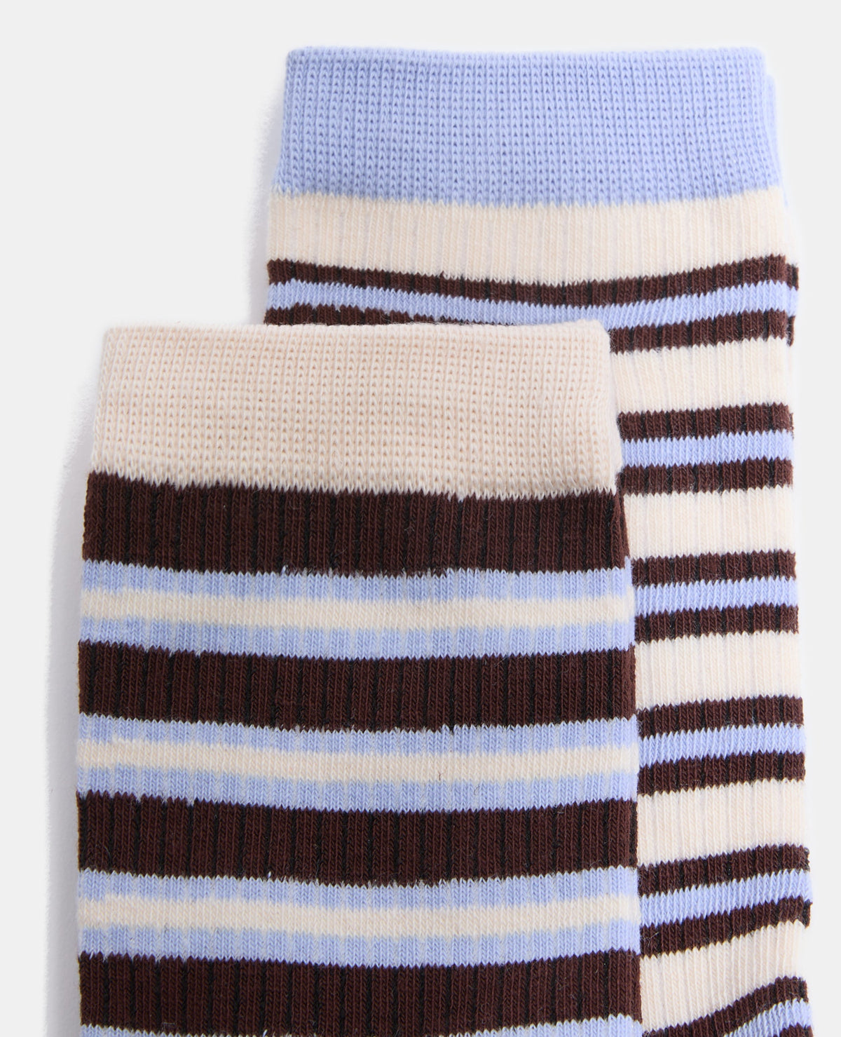 Lot de 2 paires de chaussettes rayées