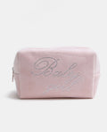Trousse de toilette en velours avec strass