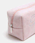Trousse de toilette en velours avec strass