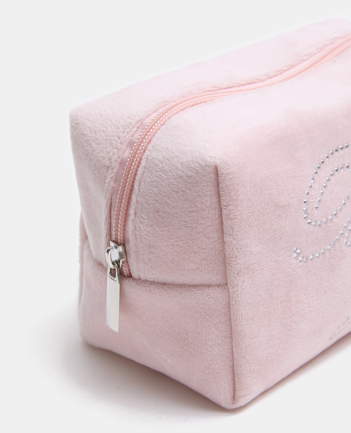Trousse de toilette en velours avec strass