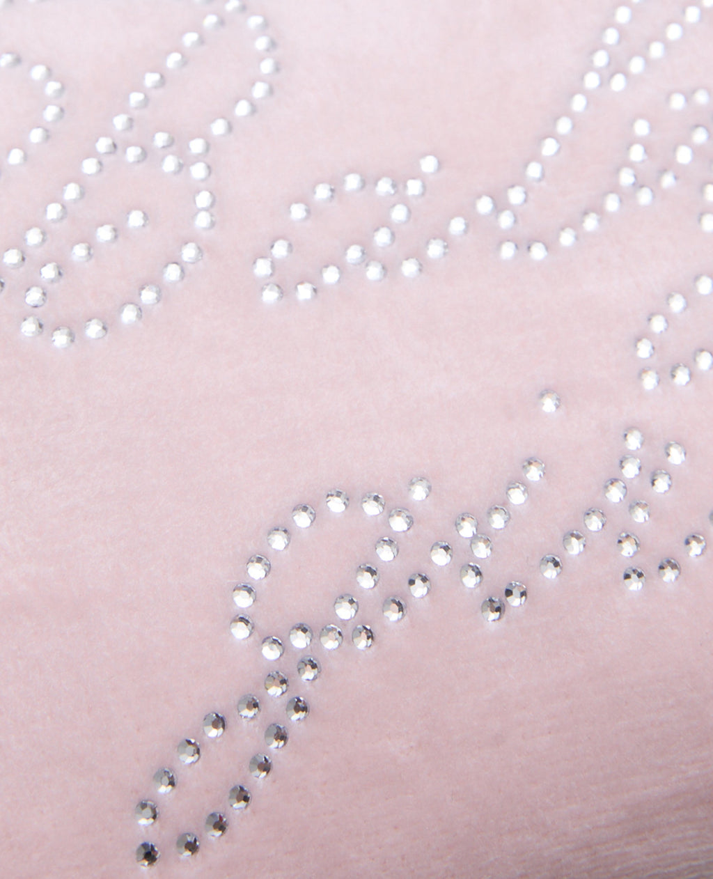 Trousse de toilette en velours avec strass