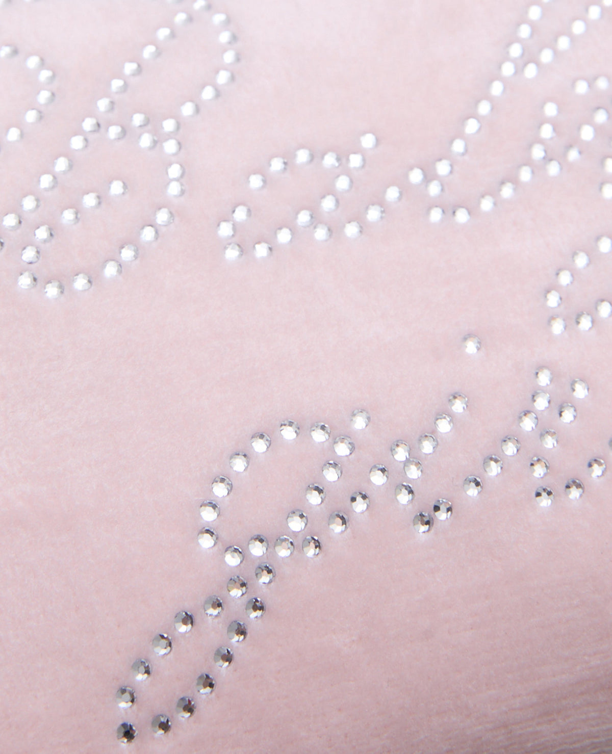 Trousse de toilette en velours avec strass