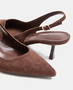 Escarpins pointus talon ouvert