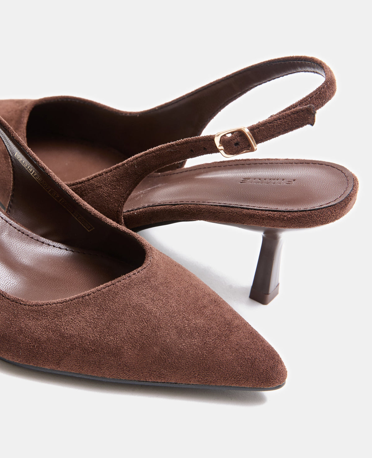 Escarpins pointus talon ouvert