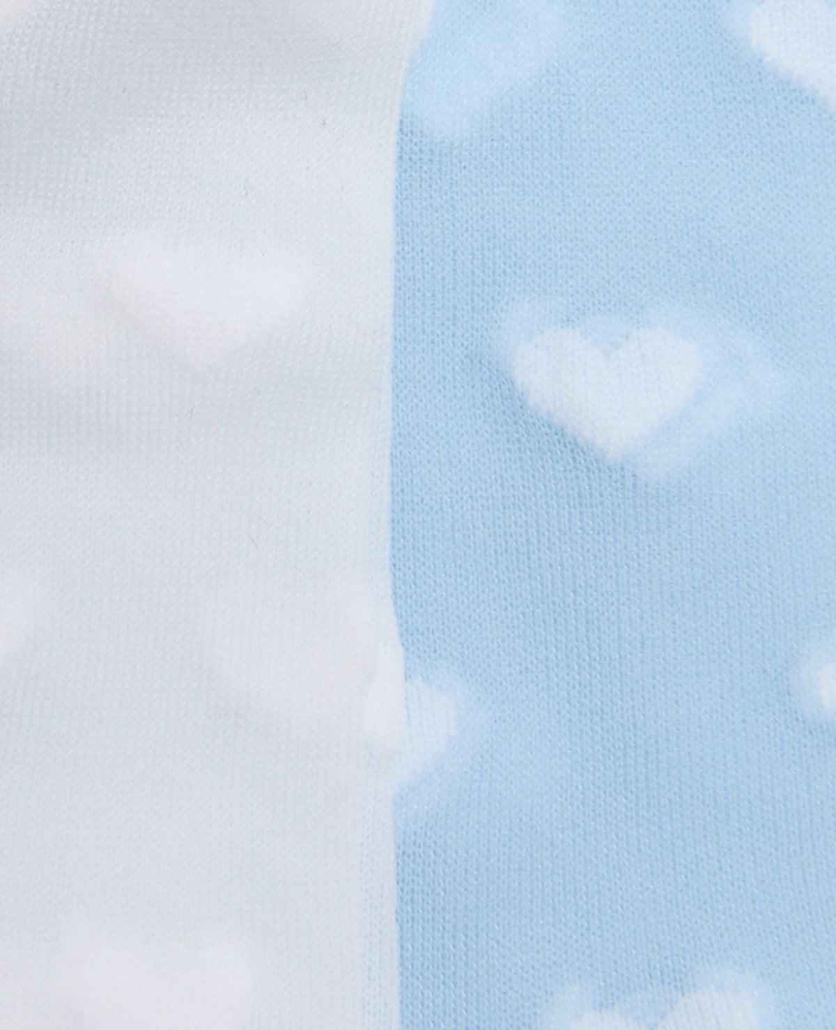 2 paires de chaussettes transparentes avec cœurs