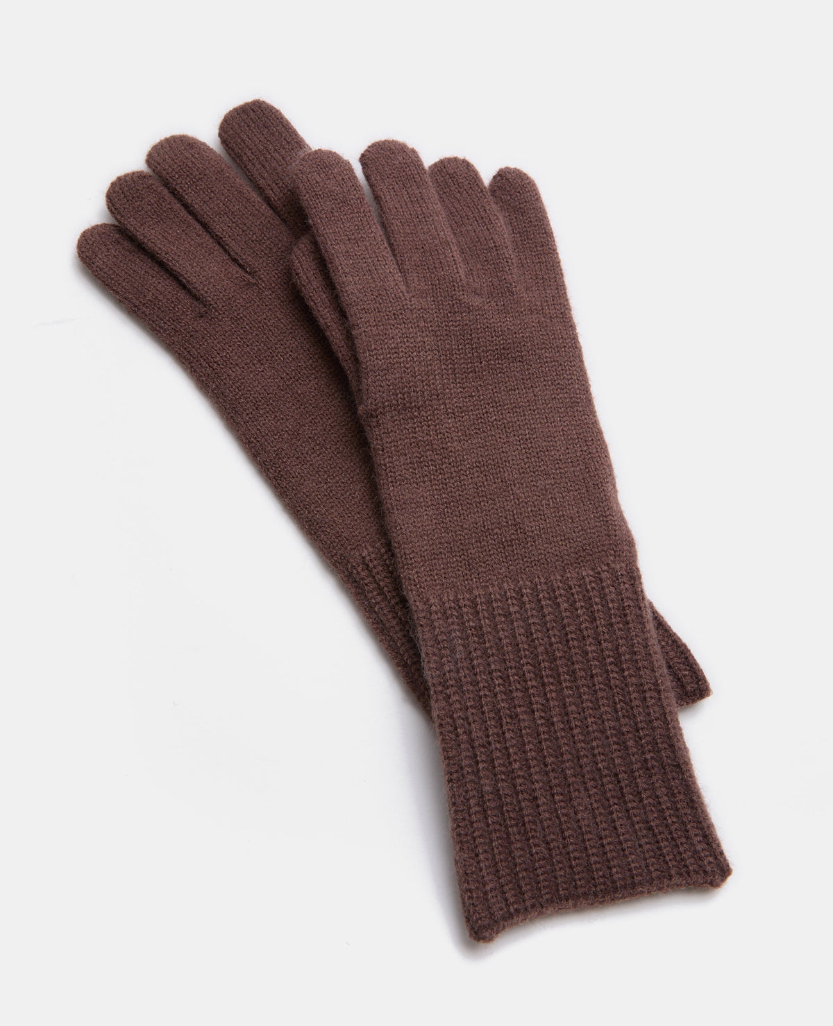 Paire de gants grand bord-côtes