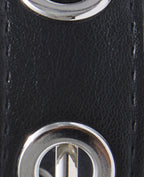 Ceinture en simili avec œillets métalliques