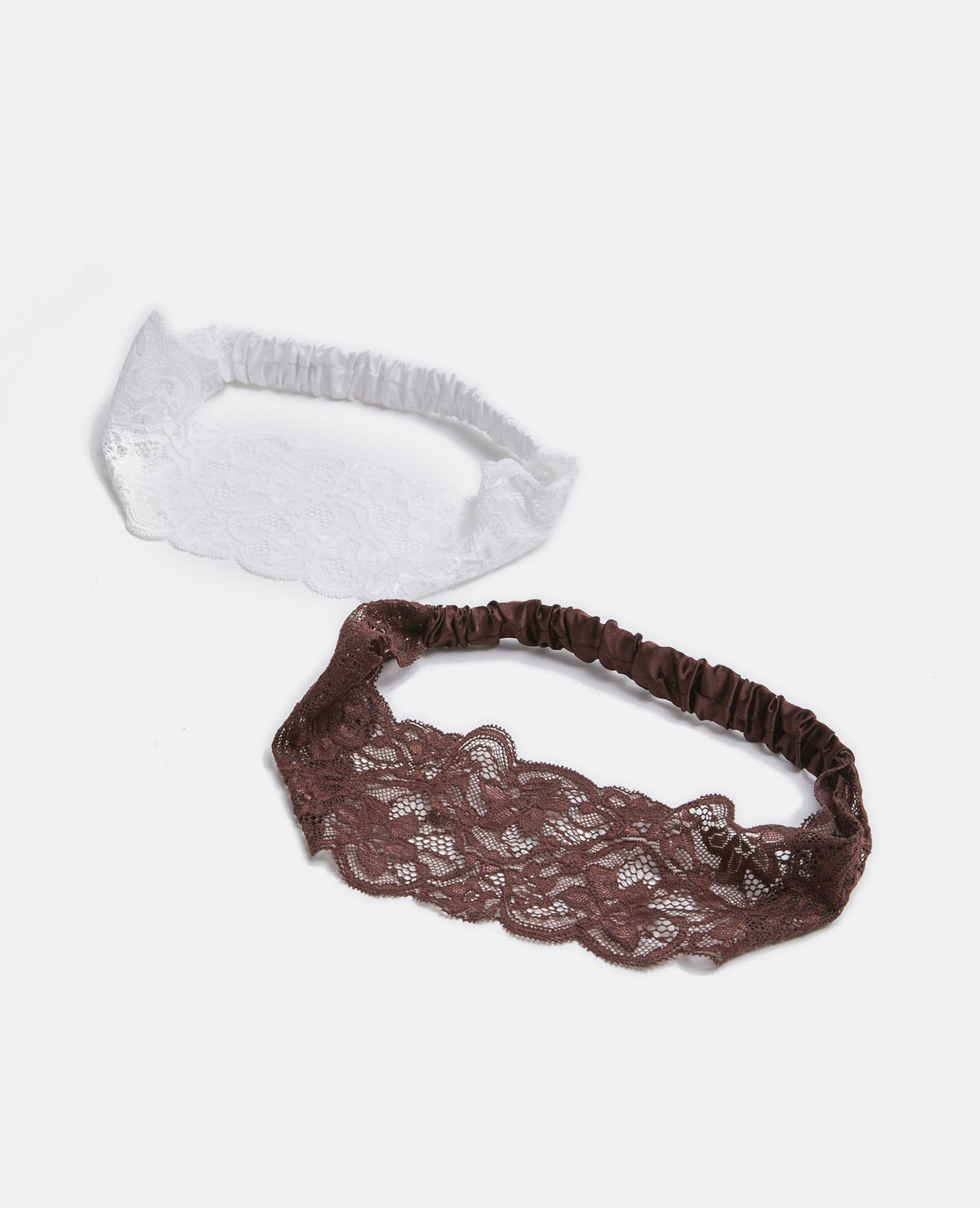 Lot de 2 bandeaux en dentelle