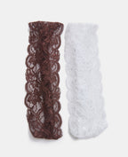 Lot de 2 bandeaux en dentelle