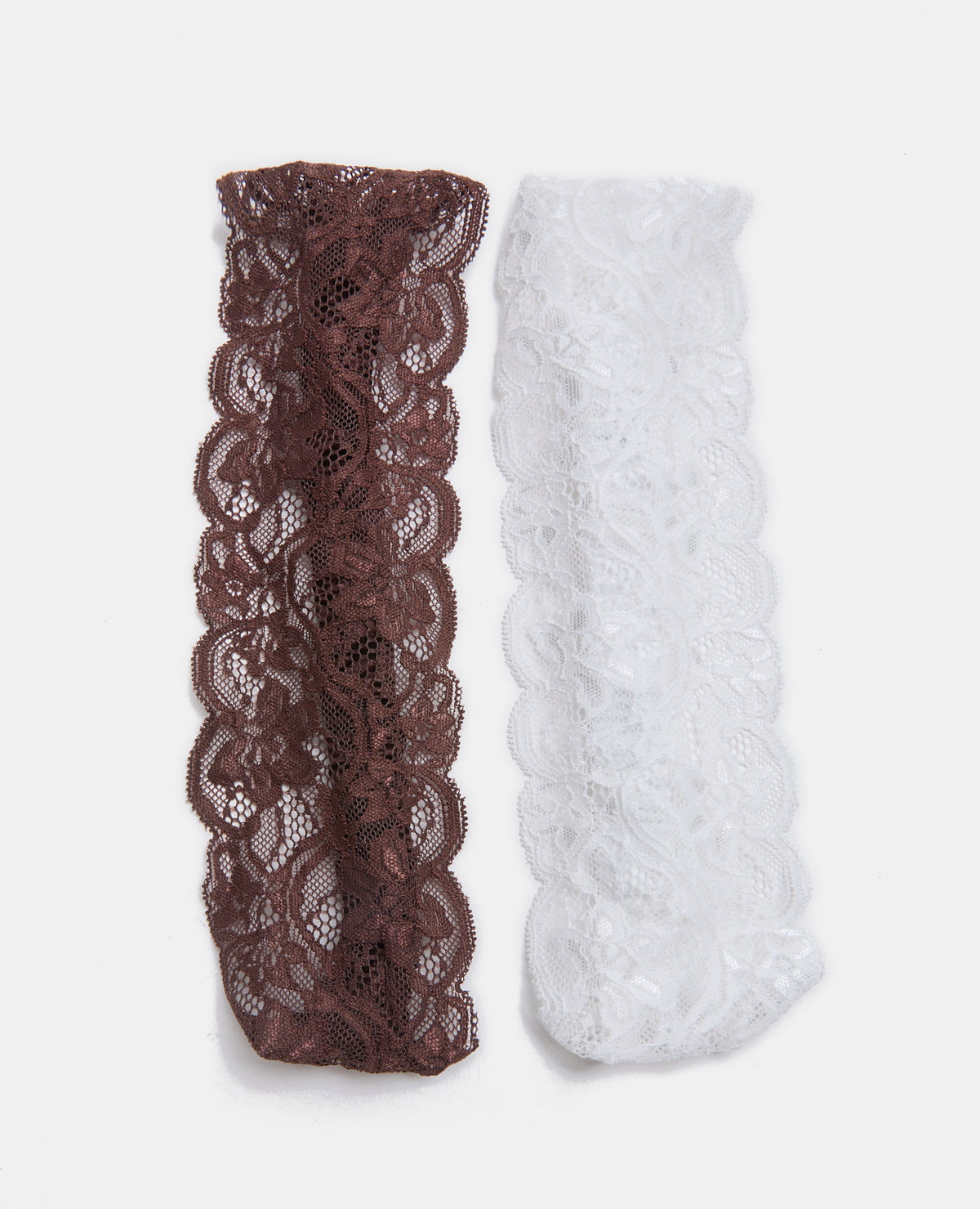 Lot de 2 bandeaux en dentelle