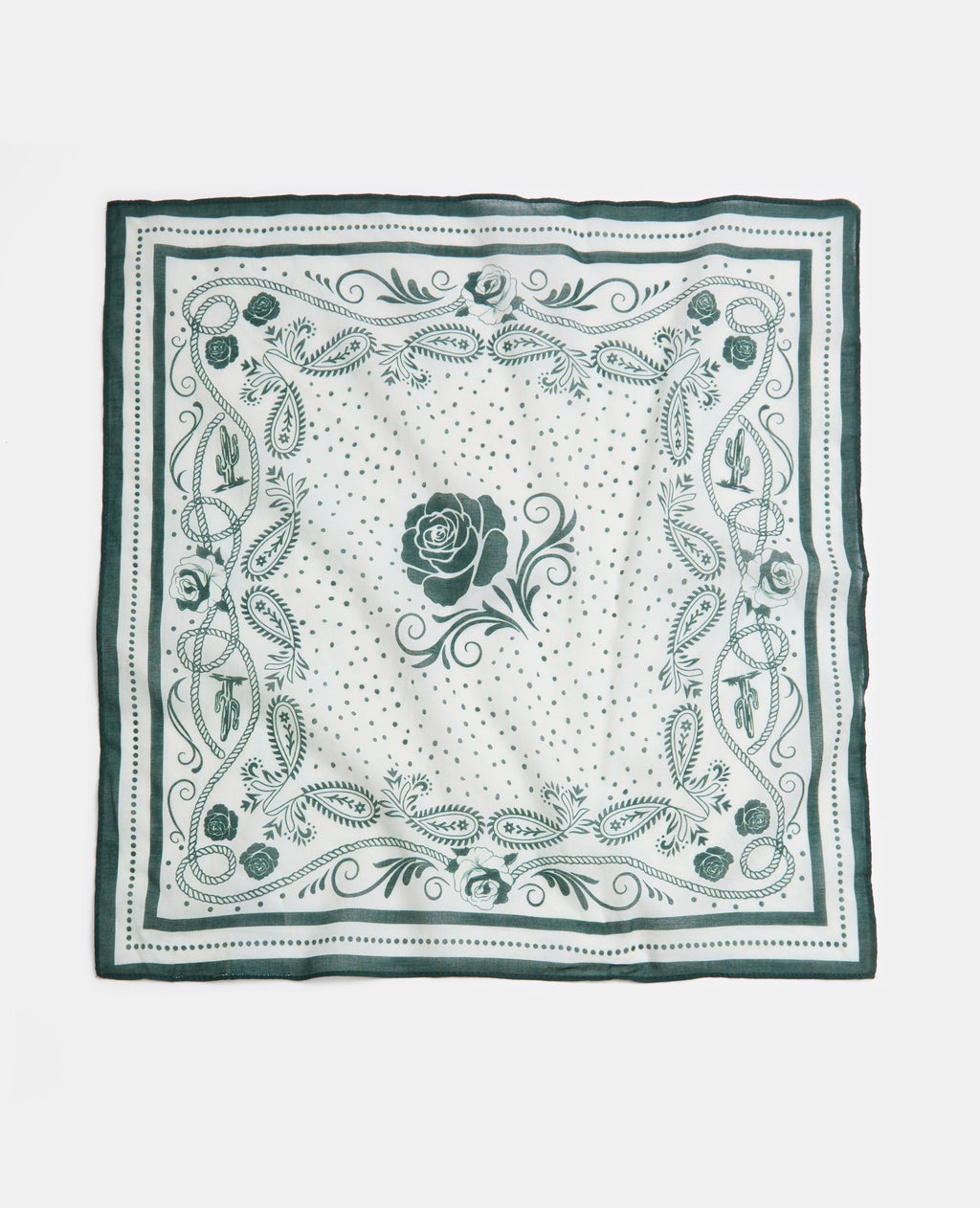 Foulard carré façon bandana