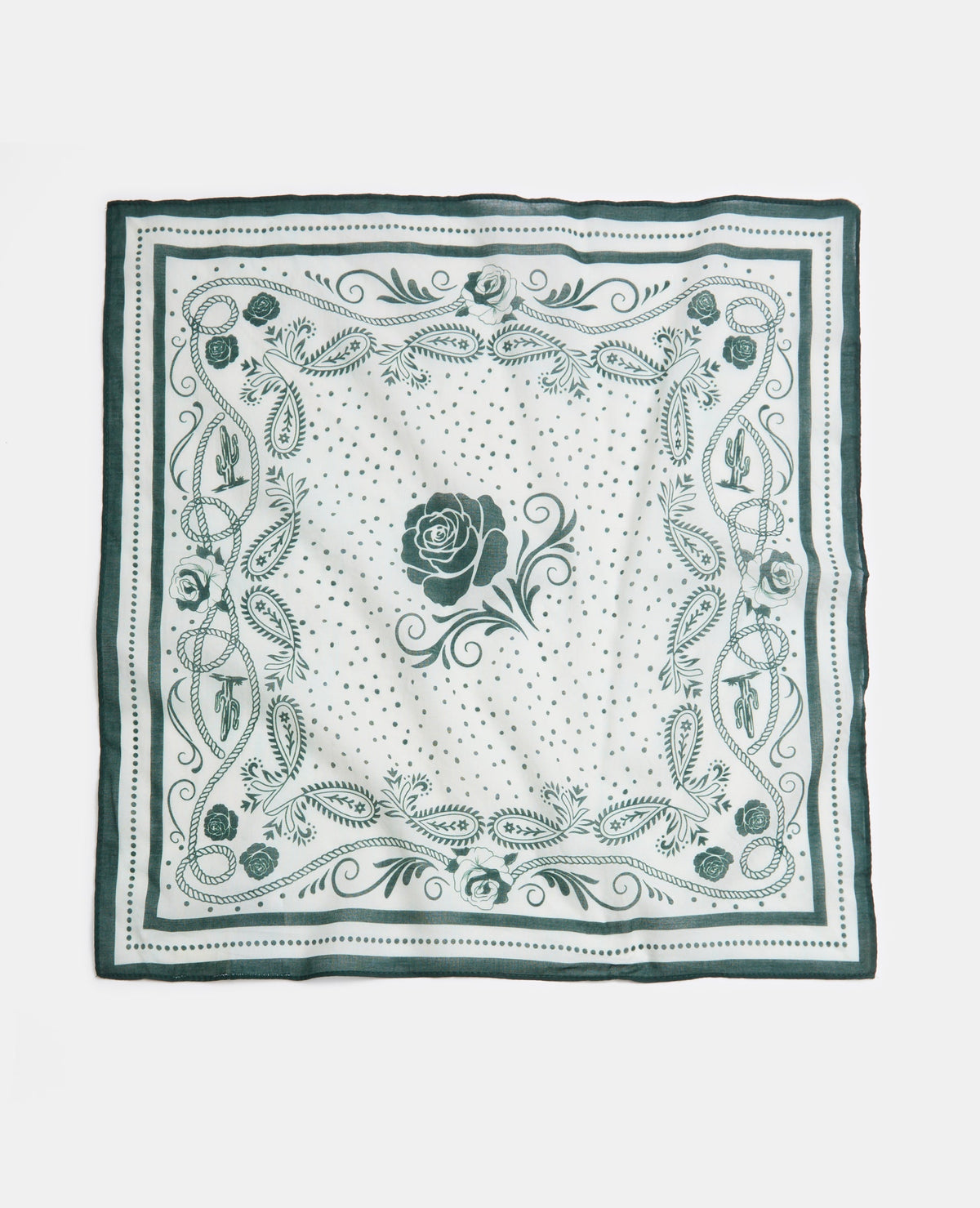 Foulard carré façon bandana