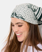 Foulard carré façon bandana