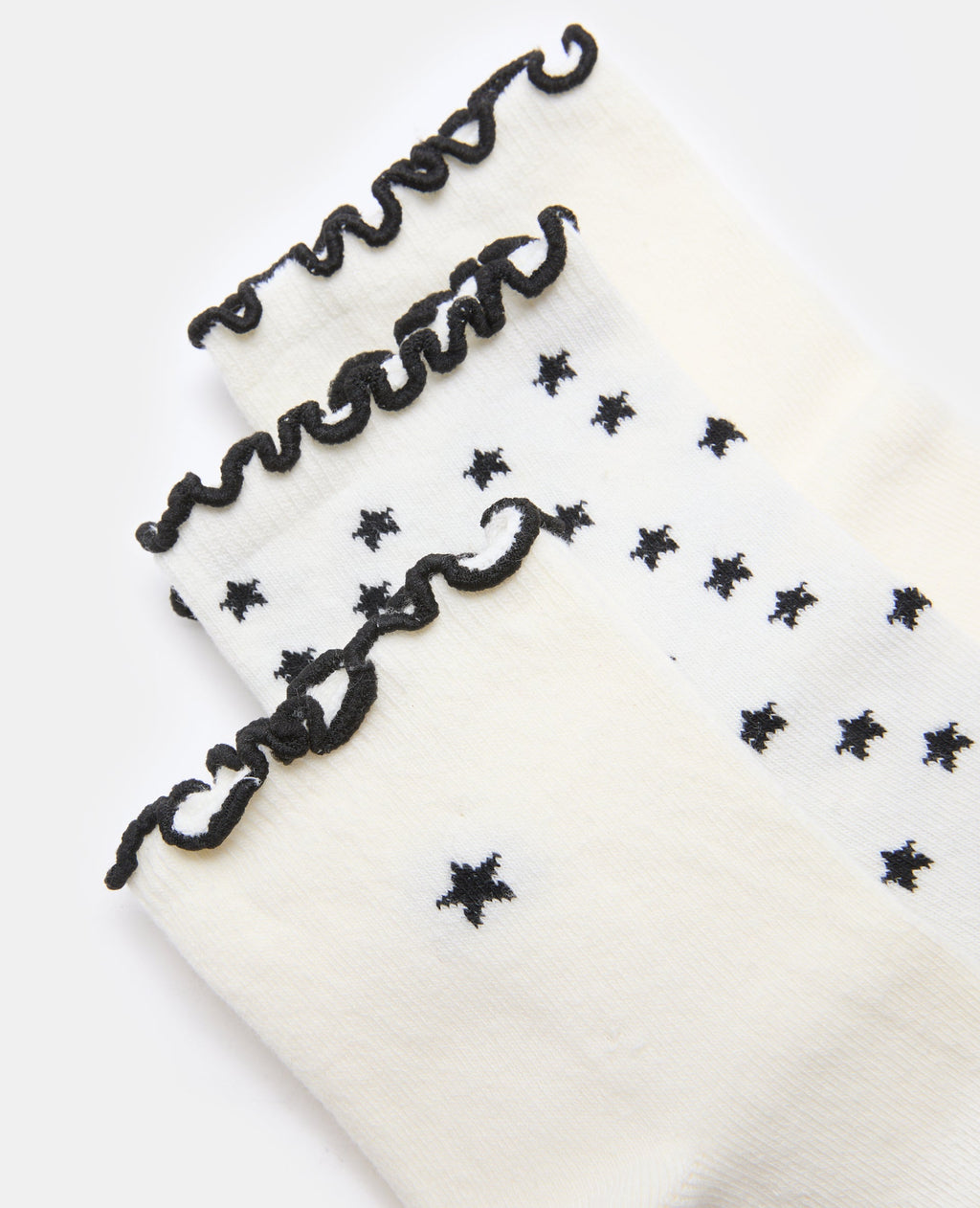 3 paires de chaussettes avec étoiles