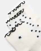 3 paires de chaussettes avec étoiles