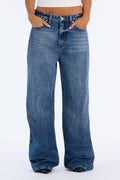 Back In My Game Baggy Jeans - Délavé Foncé