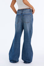 Back In My Game Baggy Jeans - Délavé Foncé