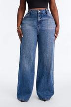 Back In My Game Baggy Jeans - Délavé Foncé