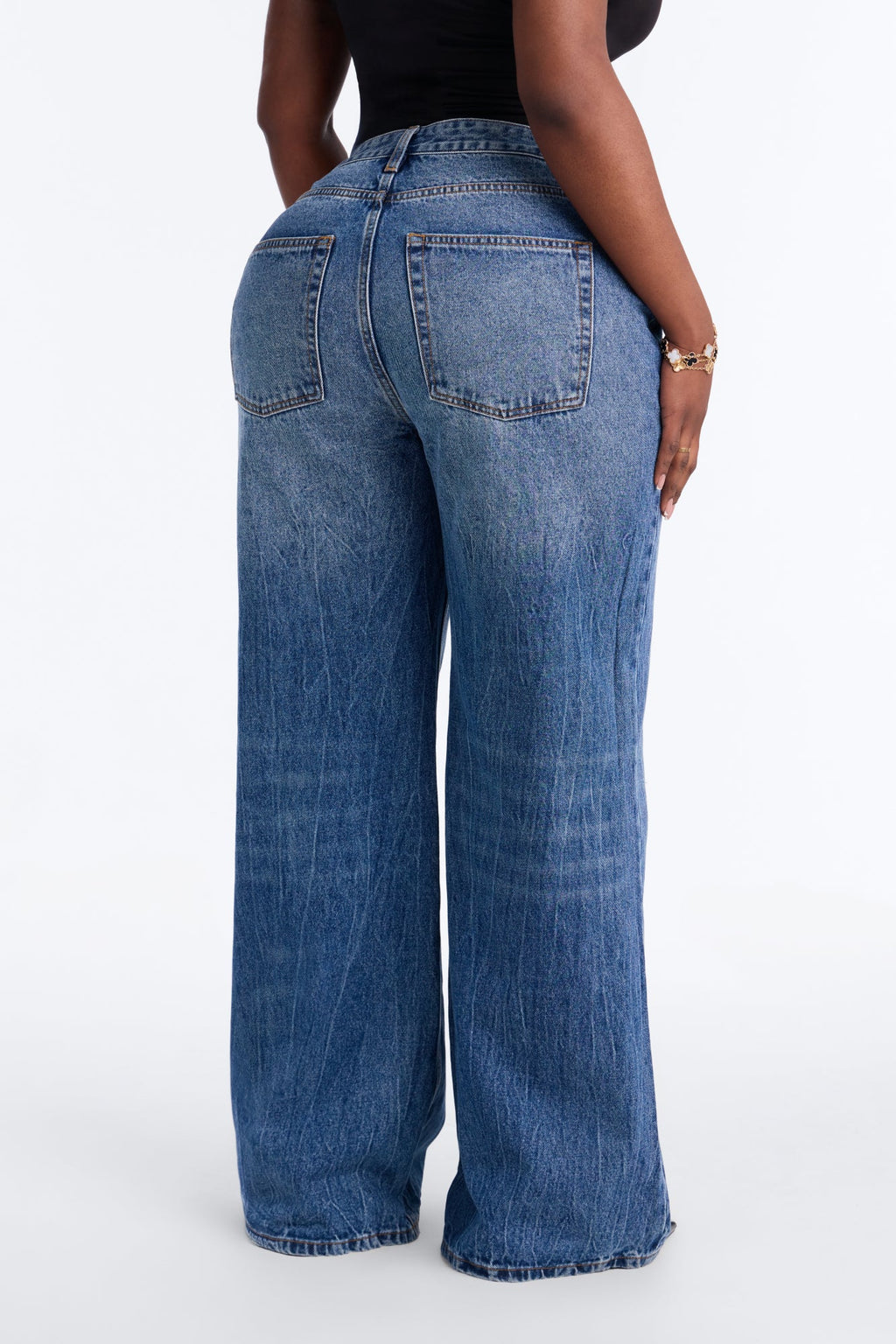 Back In My Game Baggy Jeans - Délavé Foncé