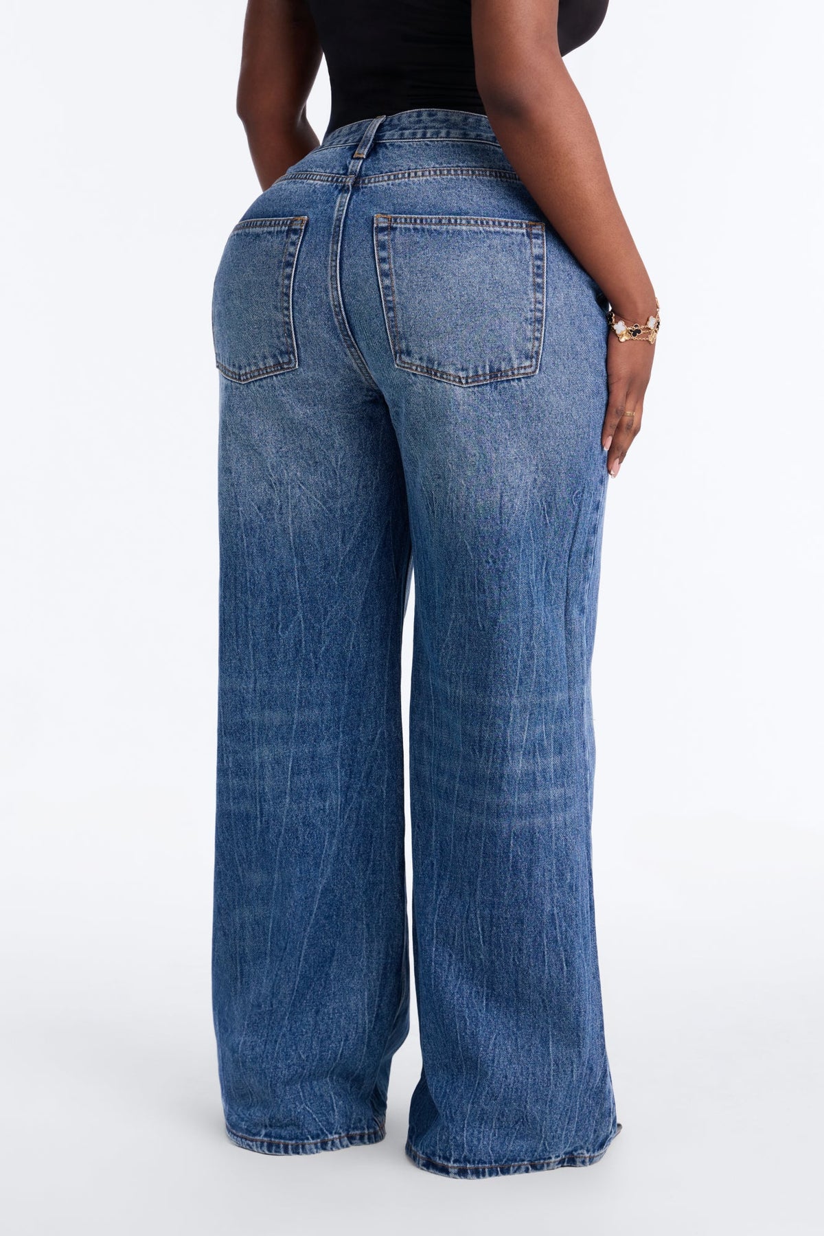 Back In My Game Baggy Jeans - Délavé Foncé