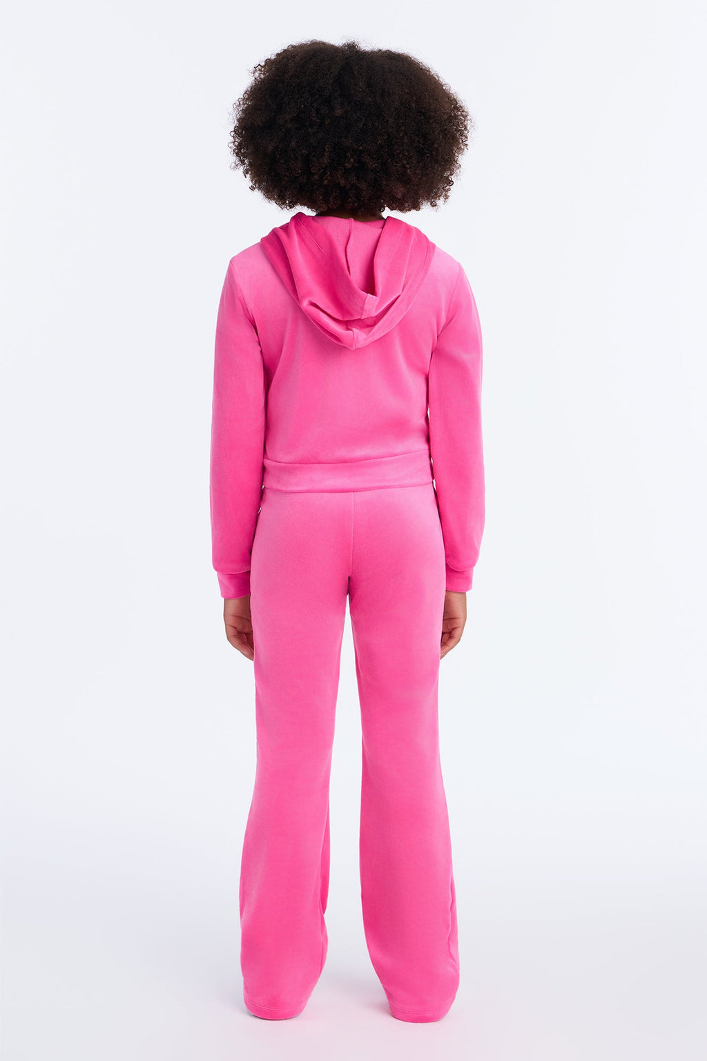 Ensemble pantalon velours Mini My Go To - Rose bubblegum
