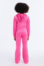 Ensemble pantalon velours Mini My Go To - Rose bubblegum