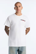 T-shirt amples à manches courtes Monaco Racing - Blanc