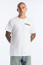 T-shirt amples à manches courtes Monaco Racing - Blanc