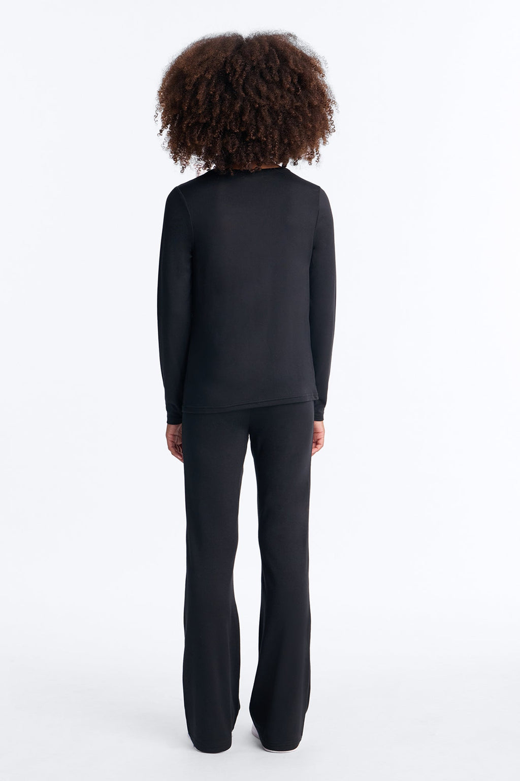 Ensemble pantalon patte d'éléphant Mini Talk To Ya Later - Noir