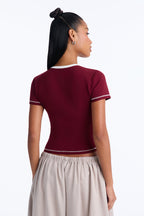 T-shirt Heavenly Athletic Club - Bourgogne/combo