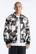 Blouson aviateur camouflage Every Step Of The Way - Noir/Blanc
