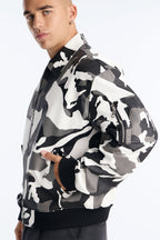 Blouson aviateur camouflage Every Step Of The Way - Noir/Blanc