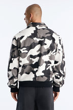Blouson aviateur camouflage Every Step Of The Way - Noir/Blanc