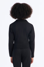Haut brodé Mini Sporty Girl - Noir/Blanc